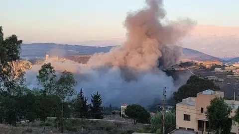 Israel's Air Strikes Strike South Lebanon